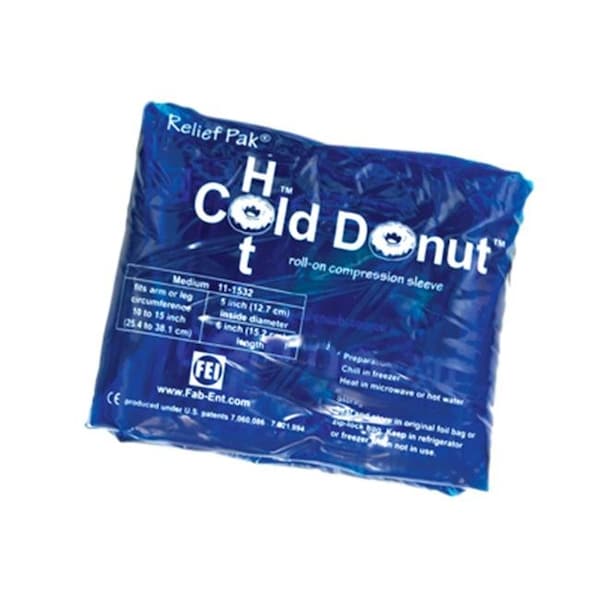 Fabrication Enterprises Fabrication Enterprises 11-1532 Relief Pak Cold N Hot Donut Compression Sleeve - Medium 11-1532 - main
